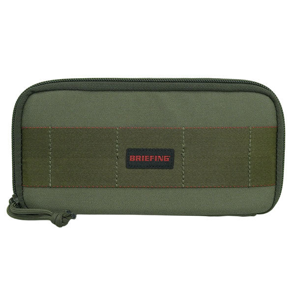 ブリーフィング 財布 メンズ レディース 長財布 アウトレット オリーブ QL ROUND WALLET L BOA201A07-067 BRIEFING