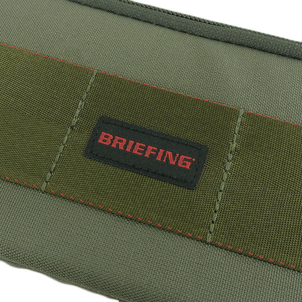 ブリーフィング 財布 メンズ レディース 長財布 アウトレット オリーブ QL ROUND WALLET L BOA201A07-067 BRIEFING