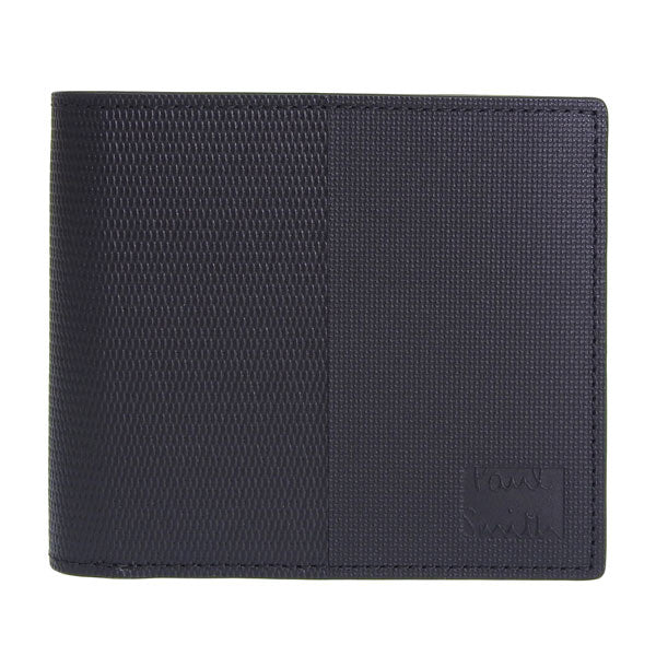 ポールスミス 財布 メンズ 二つ折り財布 アウトレット レザー ブラック BPS744-10 PAUL SMITH