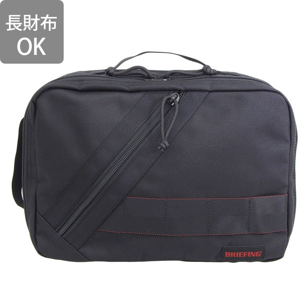 ブリーフィング 小物 メンズ レディース ポーチ アウトレット ブラック JET TRIP SQ POUCH M BRA221A23-010 BRIEFING