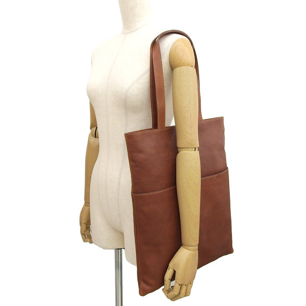 イルビゾンテ バッグ レディース トートバッグ レザー ブラウン BTO137PO0001BW394 IL BISONTE A4対応 母の日 土日祝も毎日発送します