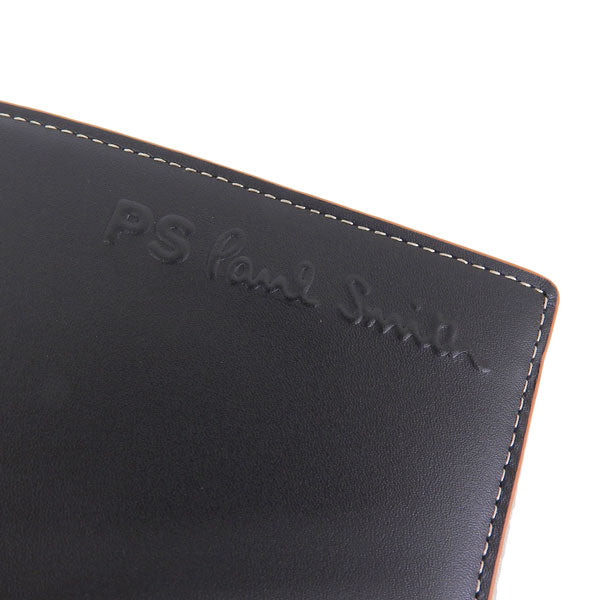 ポールスミス 財布 メンズ 二つ折り財布 アウトレット レザー ブラック BYP056-10 PAUL SMITH