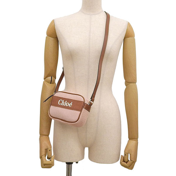 クロエ バック レディース ショルダーバッグ コーデュロイ ピンク C20273-454 Chloe KIDS クロエキッズ 大人もOK