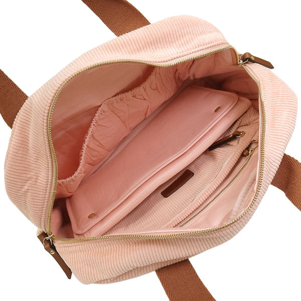 クロエ バッグ レディース トートバッグ ショルダーバッグ マザーズバッグ ペアレントバッグ コットン ピンク SAC A LANGER C20347-454 Chloe KIDS クロエキッズ 大人もOK A4対応