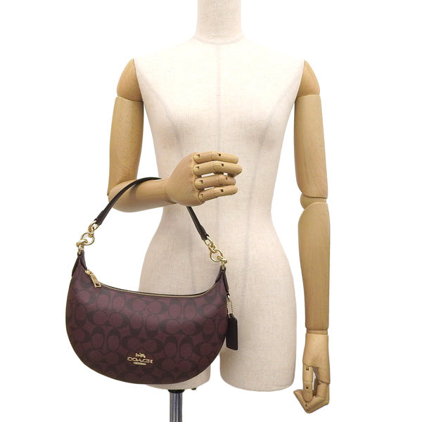 コーチ バッグ レディース ショルダーバッグ アウトレット レッドブラウンマルチ SIG PAYTON CE620IMFCG COACH 母の日 土日祝も毎日発送します