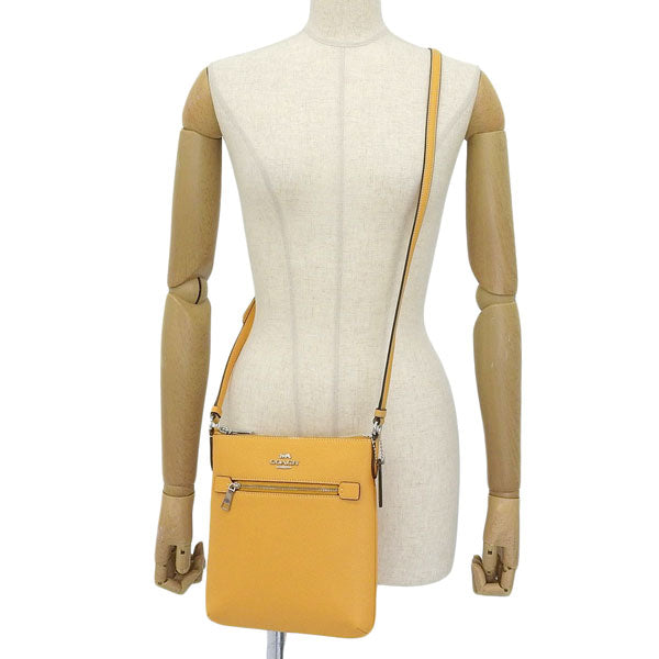 コーチ バッグ レディース ショルダーバッグ アウトレット レザー イエロー ミニローアン ローワン ファイルバッグ XGRN MINI RWN FILE CE871SVRGJ COACH