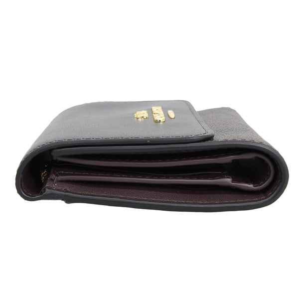 コーチ 財布 レディース 二つ折り財布 アウトレット ブラウン×ブラック SIG BLK SM TFD WLT CE930IMAA8 COACH 母の日 土日祝も毎日発送します