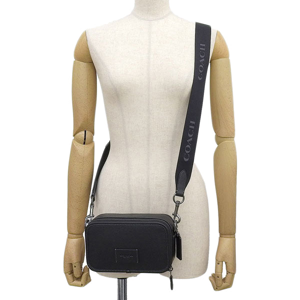 コーチ バッグ メンズ ショルダーバッグ アウトレット レザー ブラック ワイアット CM113QBBK COACH 母の日 土日祝も毎日発送します