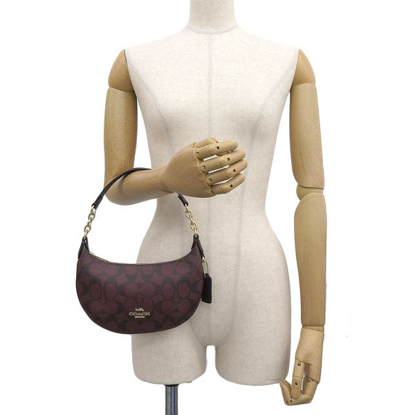 コーチ バッグ レディース ハンドバッグ アウトレット ブラウンマルチ SIG MIN PYTN CM273IMFCG COACH 母の日 土日祝も毎日発送します