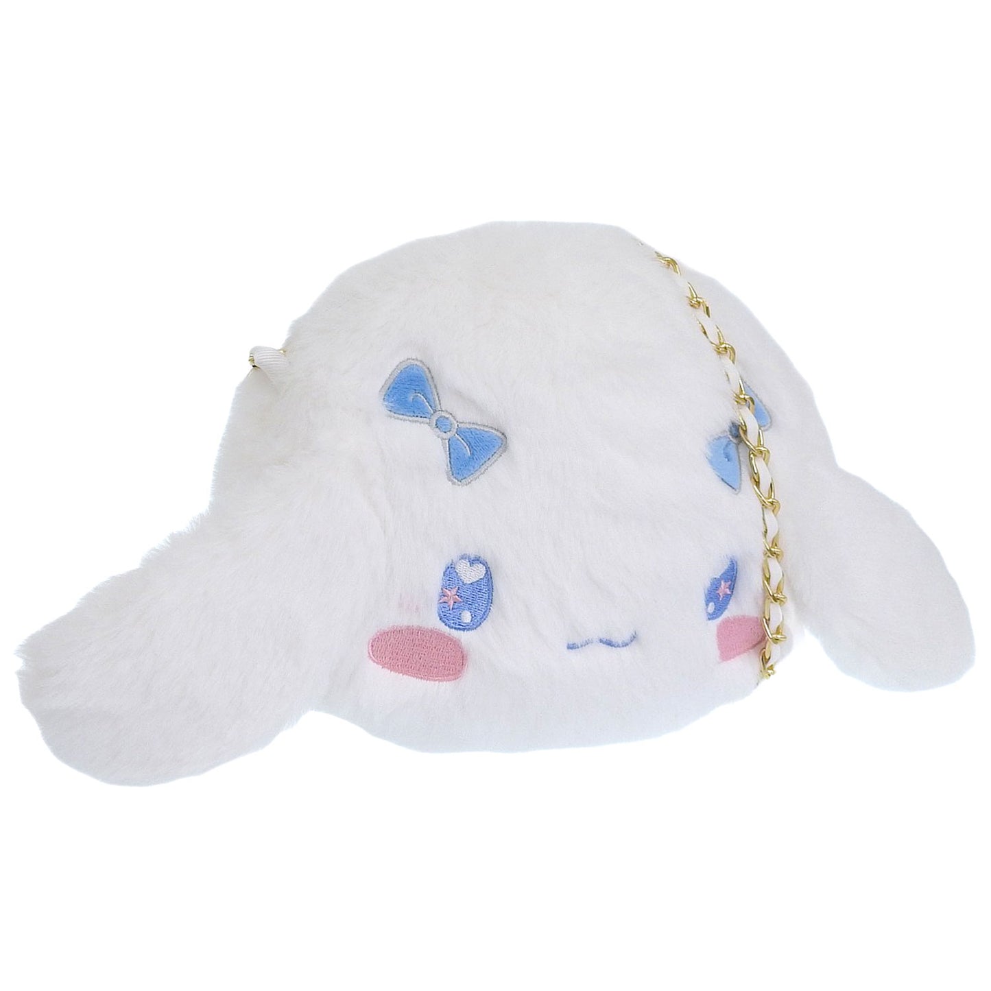 サンリオ バッグ レディース シナモロール ショルダーバッグ ホワイトマルチ CNダイカットファーショルダー CN110 SANRIO