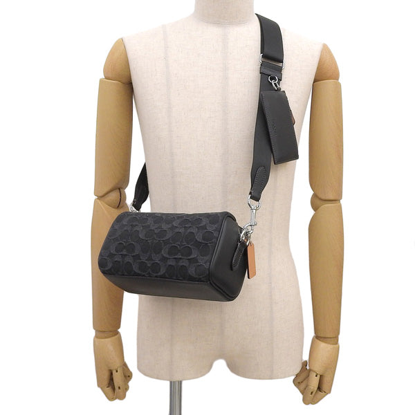 コーチ バッグ メンズ ショルダーバッグ アウトレット デニムブラック アクセル クロスボディ シグネチャー デニム AXEL CB SIG DENIM CO945SVBK COACH