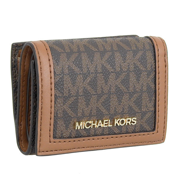 マイケルコース 財布 レディース 三つ折り財布 アウトレット レザー ブラウン D35F3GTVD0B-BROWN MICHAEL KORS 母の日 土日祝も毎日発送します