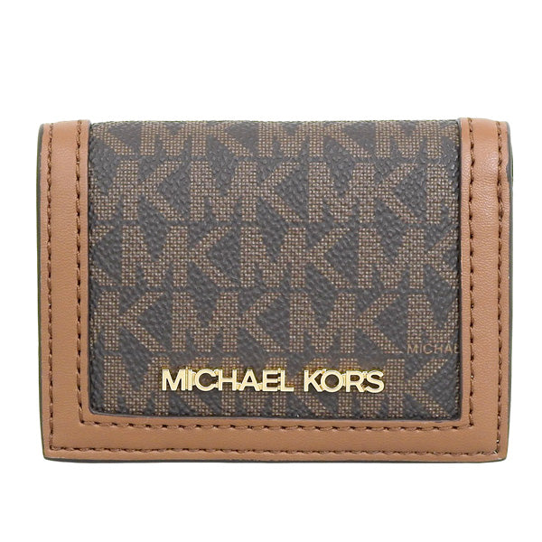 マイケルコース 財布 レディース 三つ折り財布 アウトレット レザー ブラウン D35F3GTVD0B-BROWN MICHAEL KORS 母の日 土日祝も毎日発送します