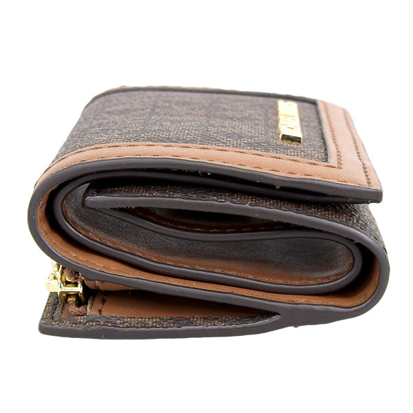 マイケルコース 財布 レディース 三つ折り財布 アウトレット レザー ブラウン D35F3GTVD0B-BROWN MICHAEL KORS 母の日 土日祝も毎日発送します