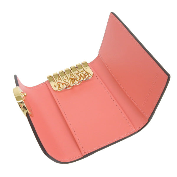 マイケルコース MICHAEL KORS ショップ袋付き 6連キーケース 鍵入れ ホットピンク系 レディース d35s0gftp5b-cormlt アウトレット 母の日 土日祝も毎日発送します
