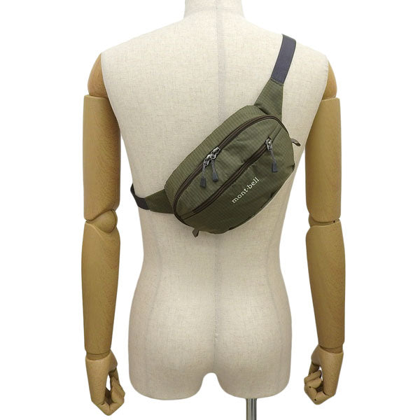 モンベル バッグ メンズ レディース ボディバッグ Mサイズ カーキ デルタガセットポーチ DELTA GUSSET POUCH M 1123764 DGP-RMKHBN mont-bell