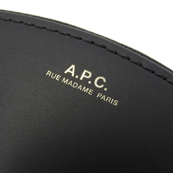 アーペーセー APC compact demi lune コインケース 財布 レザー ブラック レディース f63219lzznoir 新生活 ブランド 一粒万倍日 母の日 土日祝も毎日発送します
