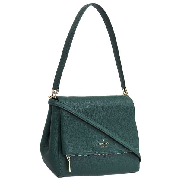 ケイトスペード バッグ レディース ショルダーバッグ アウトレット レザー グリーン medium flap shoulder bag K6029-303 KATE SPADE 母の日 土日祝も毎日発送します