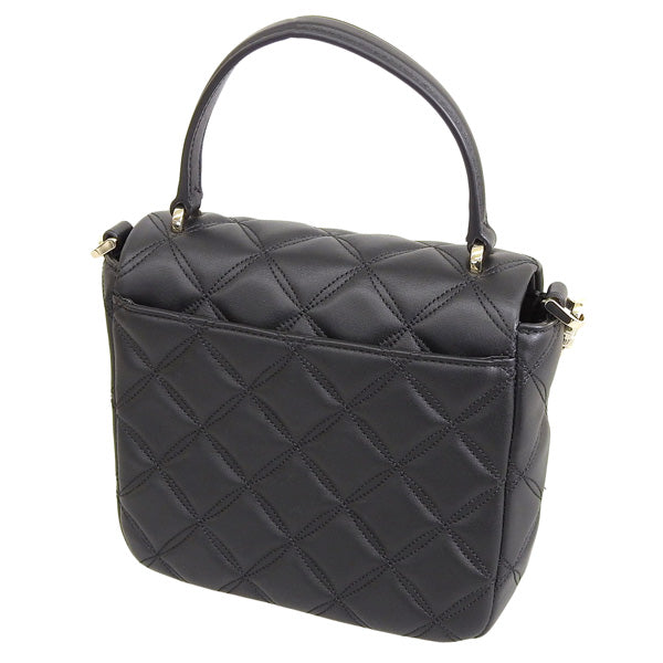 ケイトスペード バッグ レディース ハンドバッグ 2WAYバッグ ショルダーバッグ アウトレット レザー ブラック NATALIA SQUARE CRSSBDY K8162-001 KATE SPADE