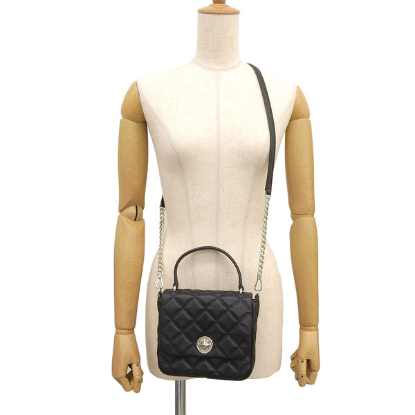ケイトスペード バッグ レディース ハンドバッグ 2WAYバッグ ショルダーバッグ アウトレット レザー ブラック NATALIA SQUARE CRSSBDY K8162-001 KATE SPADE