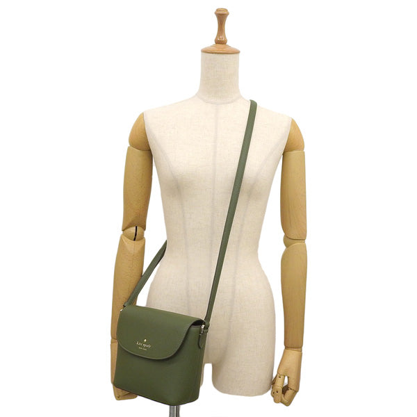 ケイトスペード バッグ レディース ショルダーバッグ 斜め掛け アウトレット レザー グリーン emmie flap crssbdy K8215-302 KATE SPADE 母の日 土日祝も毎日発送します