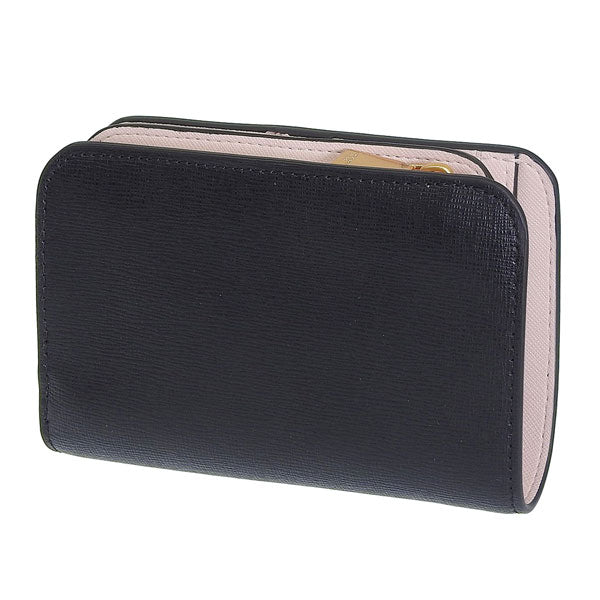 ケイトスペード 財布 レディース 二つ折り財布 レザー ブラック モーガン コンパクトウォレット morgan saffiano leather compac K8927-001 KATE SPADE
