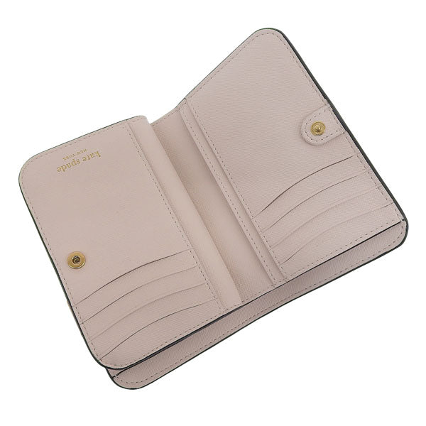 ケイトスペード 財布 レディース 二つ折り財布 レザー ブラック モーガン コンパクトウォレット morgan saffiano leather compac K8927-001 KATE SPADE