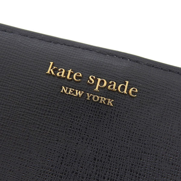 ケイトスペード 財布 レディース 二つ折り財布 レザー ブラック モーガン コンパクトウォレット morgan saffiano leather compac K8927-001 KATE SPADE