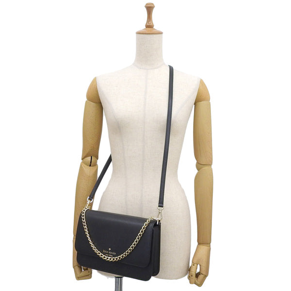 ケイトスペード バッグ レディース ショルダーバッグ 2WAY ハンドバッグ アウトレット レザー ブラック madison flap crssbdy KC430-001 KATE SPADE 母の日 土日祝も毎日発送します