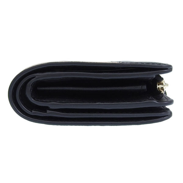 ケイトスペード 財布 レディース 二つ折り財布 アウトレット レザー ブラウン×ブラック medium compact bifold wallet KC511-200 KATE SPADE 母の日 土日祝も毎日発送します