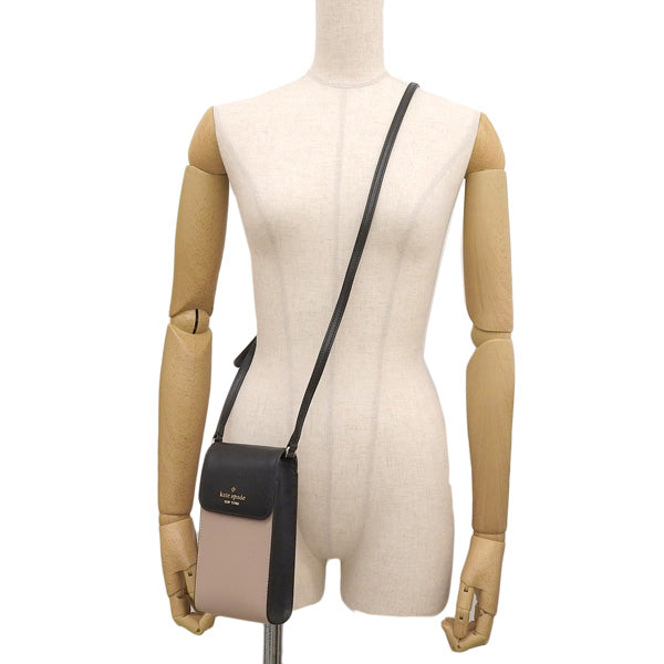 ケイトスペード バッグ レディース ショルダーバッグ アウトレット ベージュ×ブラック NSFP PHN CRSBDY KC512-200 KATE SPADE 母の日 土日祝も毎日発送します