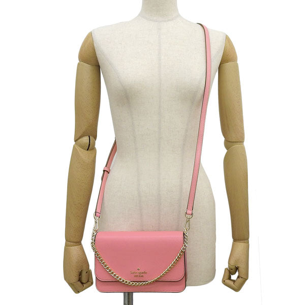 ケイトスペード バッグ レディース 2WAY ショルダーバッグ アウトレット レザー ピンク マディソン スモール スラップ クロスボディ madison sm flp cbdy KC586-651 KATE SPADE