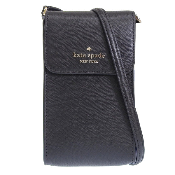 ケイトスペード バッグ レディース ショルダーバッグ アウトレット サフィアーノレザー ブラック MADISON NS FLAP PHN CBDY KC592-001 KATE SPADE 母の日 土日祝も毎日発送します