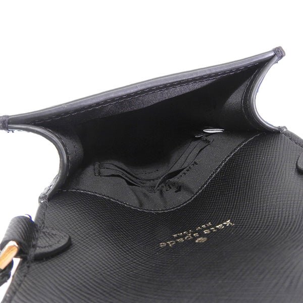 ケイトスペード バッグ レディース ショルダーバッグ アウトレット サフィアーノレザー ブラック MADISON NS FLAP PHN CBDY KC592-001 KATE SPADE 母の日 土日祝も毎日発送します