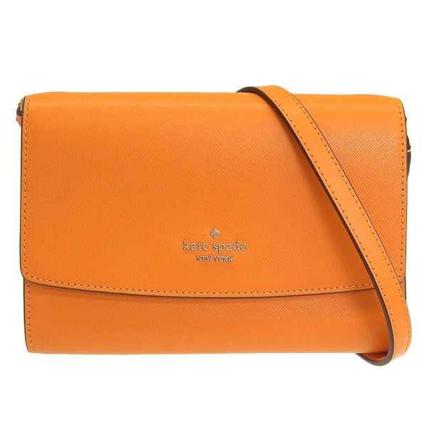ケイトスペード バッグ レディース ショルダーバッグ アウトレット レザー オレンジ ペリー PERRY SAFFIANO LEATHER WALLET KG029-800 KATE SPADE