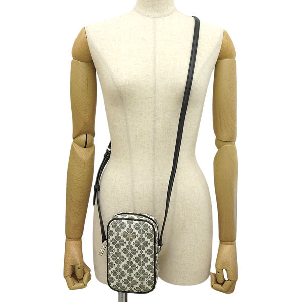 ケイトスペード バッグ レディース ショルダーバッグ アウトレット ブラックマルチ スペードフラワー ノースサウス ジップフォン クロスボディ spade flwoer ns zip phone cb KG490-001 KATE SPADE