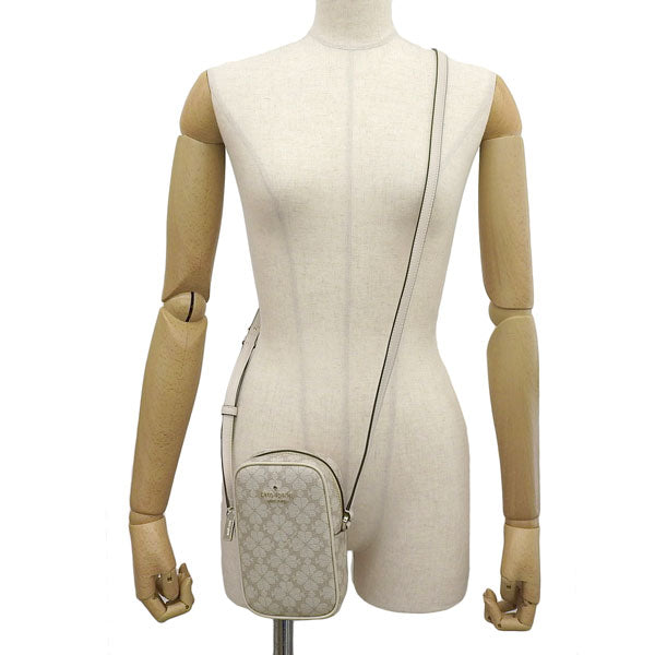 ケイトスペード バッグ レディース ショルダーバッグ アウトレット ベージュマルチ スペードフラワー ノースサウス ジップフォンクロスボディ spade flower KG490-250 KATE SPADE