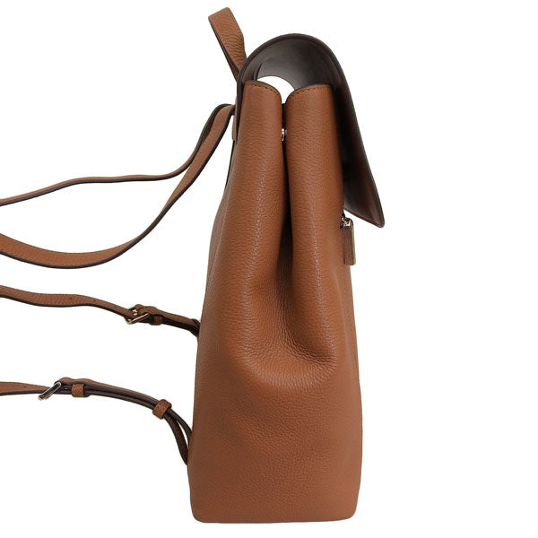 ケイトスペード バッグ レディース リュック リュックサック バックパック アウトレット レザー ブラウン レナ lena flap backpack KH437-200 KATE SPADE A4対応