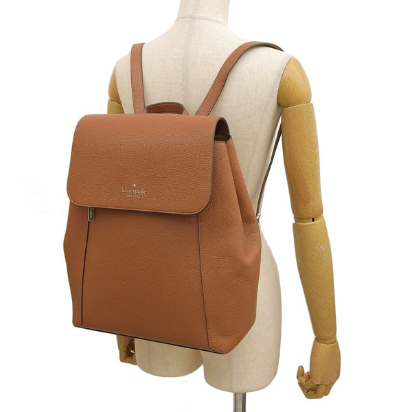 ケイトスペード バッグ レディース リュック リュックサック バックパック アウトレット レザー ブラウン レナ lena flap backpack KH437-200 KATE SPADE A4対応