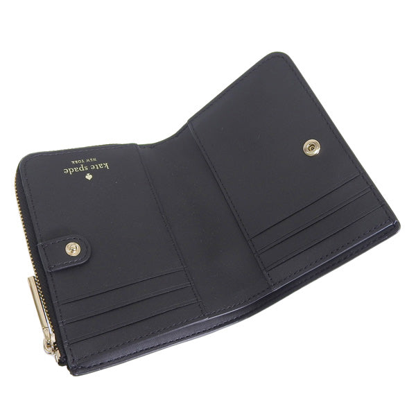 ケイトスペード 財布 レディース 二つ折り財布 アウトレット レオパード マディソン スモール Lジップウォレット madison sm lzip wal KH782-250 KATE SPADE