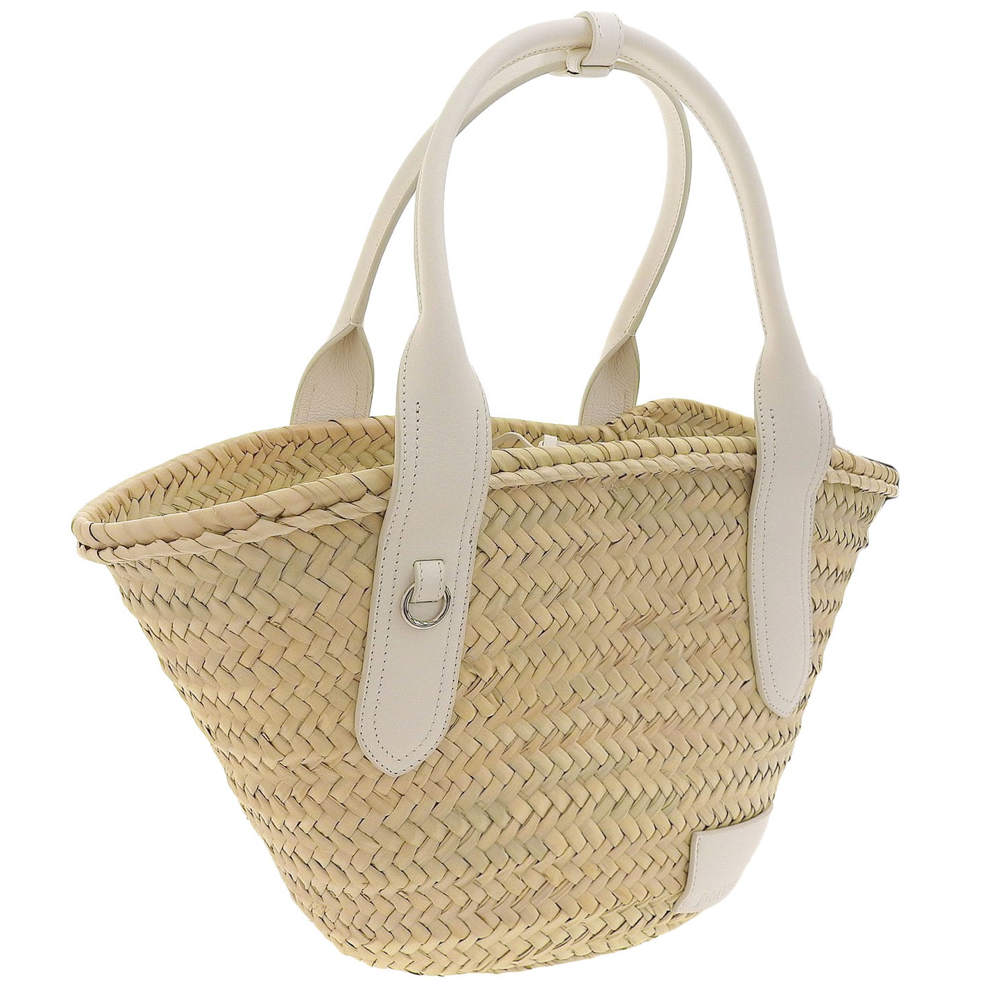 ジェイアンドエムデヴィッドソン バッグ レディース トートバッグ ホワイト カゴバッグ かごバッグ MEDIUM BASKET LMBK-0XX-PLSC-015S J&M DAVIDSON