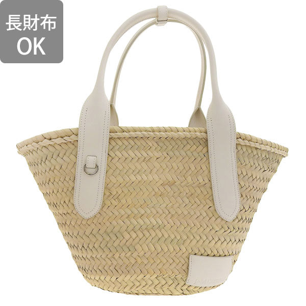ジェイアンドエムデヴィッドソン バッグ レディース トートバッグ ホワイト カゴバッグ かごバッグ MEDIUM BASKET LMBK-0XX-PLSC-015S J&M DAVIDSON