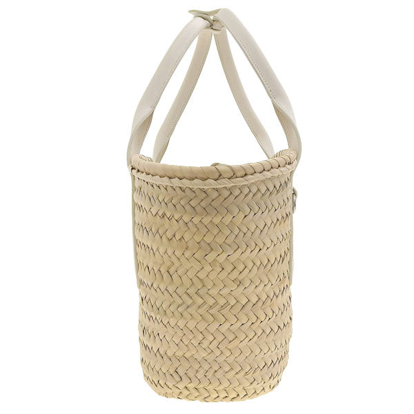 ジェイアンドエムデヴィッドソン バッグ レディース トートバッグ ホワイト カゴバッグ かごバッグ MEDIUM BASKET LMBK-0XX-PLSC-015S J&M DAVIDSON