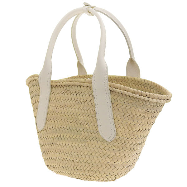 ジェイアンドエムデヴィッドソン バッグ レディース トートバッグ ホワイト カゴバッグ かごバッグ MEDIUM BASKET LMBK-0XX-PLSC-015S J&M DAVIDSON