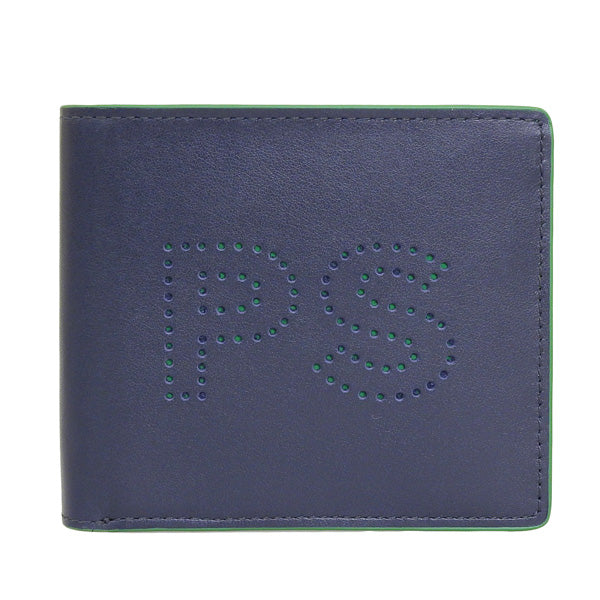 ポールスミス 財布 メンズ 二つ折り財布 レザー ネイビー WALET BFOLD AND COIN M2A7395-KPERPS-47 PAUL SMITH 一粒万倍日 母の日 土日祝も毎日発送します