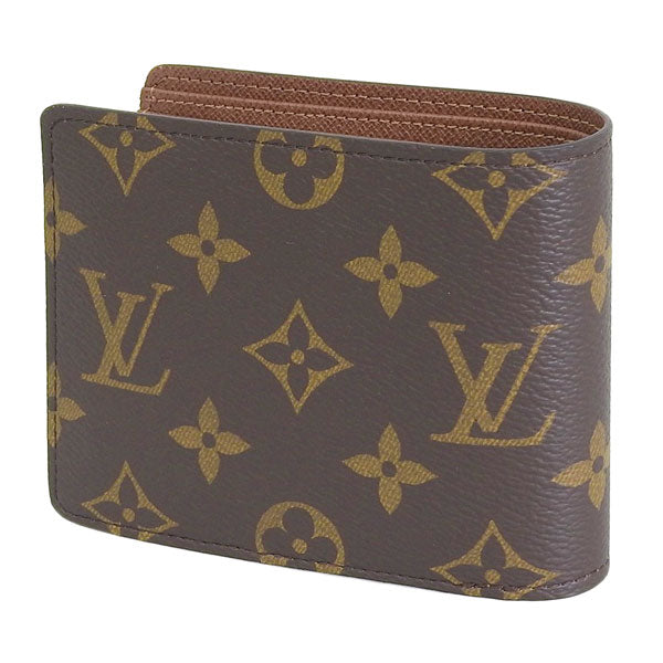 ルイヴィトン 財布 メンズ 二つ折り財布 モノグラム ブラウン ポルトフォイユ ミュルティプル M60895 LOUIS VUITTON 札入れ