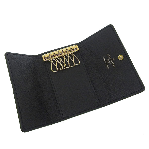 ルイヴィトン キーケース 6連 レディース モノグラム アンプラントレザー ブラック ミュルティクレ6 M64421 LOUIS VUITTON