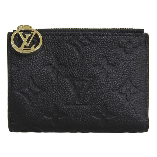 ルイヴィトン 財布 レディース 二つ折り財布 モノグラム・アンプラント ブラック ポルトフォイユ・リサ M83365 LOUIS VUITTON