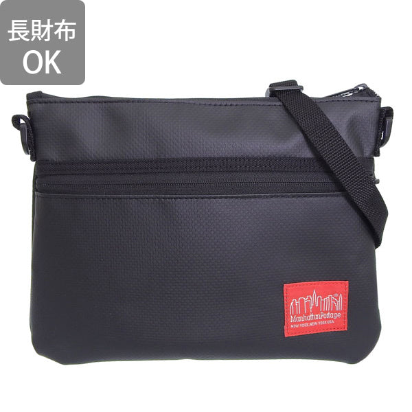 マンハッタンポーテージ バッグ メンズ レディース ショルダーバッグ ブラック HARLEM BAG MATTE VINYL MP1084-MVL Manhattan Portage