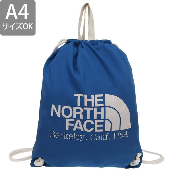 ノースフェイス バッグ メンズ レディース ナップサック リュック リュックサック バックパック トートバッグ 2WAY ブルー BIG LOGO STRING BAG NN2PQ13L-BLU THE NORTH FACE A4対応